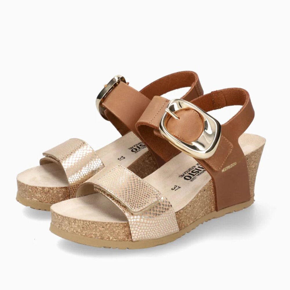 Mephisto Leandre Wedge Heel Sandals